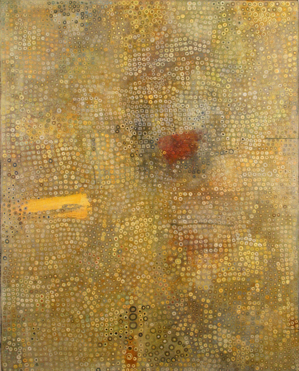 Circle Meditation with Yellow Distraction by Giovanna Cecchetti